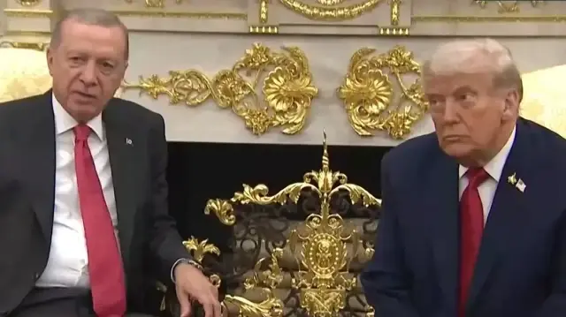 beyaz sarayda kritik gorusme trump cumhurbaskani erdogani kapida karsiladi d4VCr61p