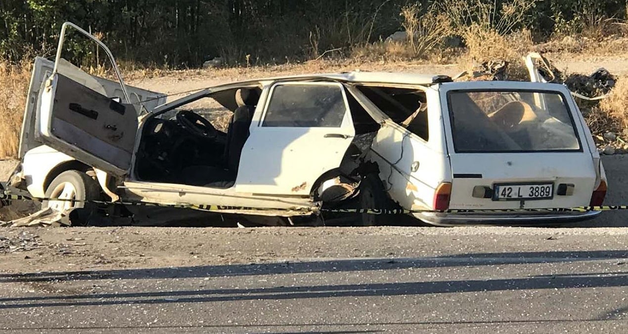 konyada feci kaza ikizler can verdi 1i agir 5 yarali RESh16iL