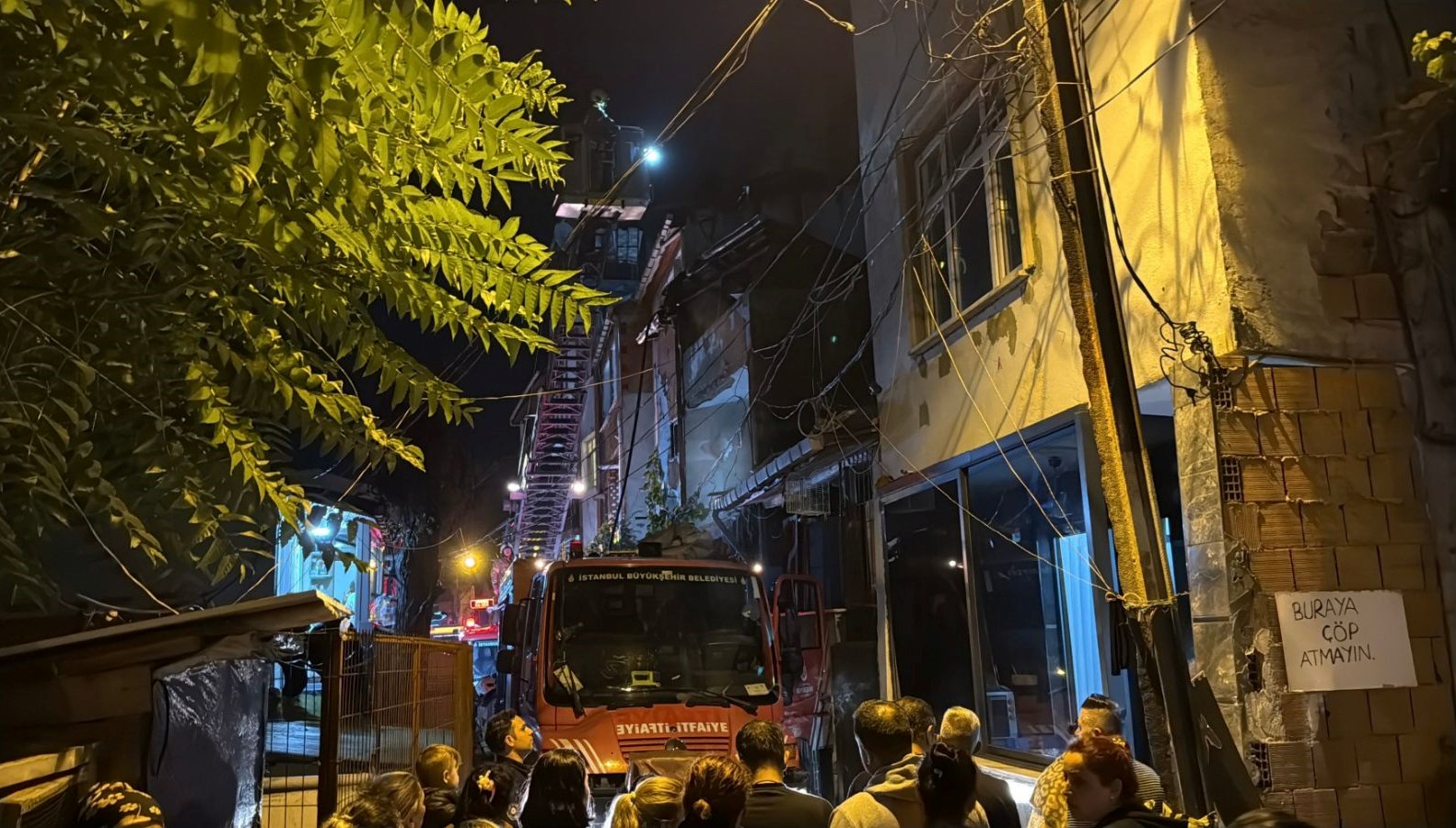 sislide cati katindaki yangin panik yaratti RC3IKTAN