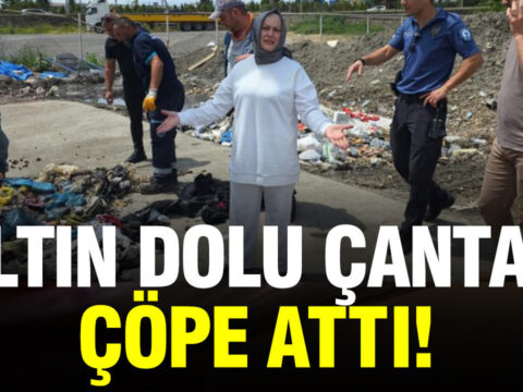 Yanlislikla cope atilan cantadan servet cikti altinlarini coplerin arasinda boyle buldular PY4KrTer